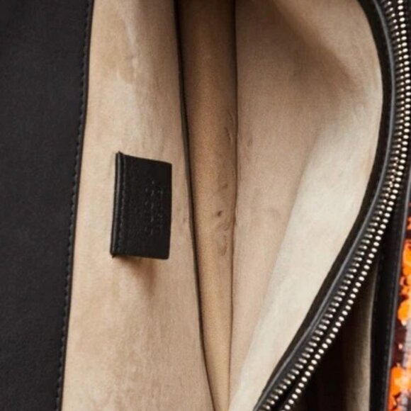 Gucci Beige GG Supreme Canvas Embroidered Elton Medium Dionysus Bag - Picture 9 of 12